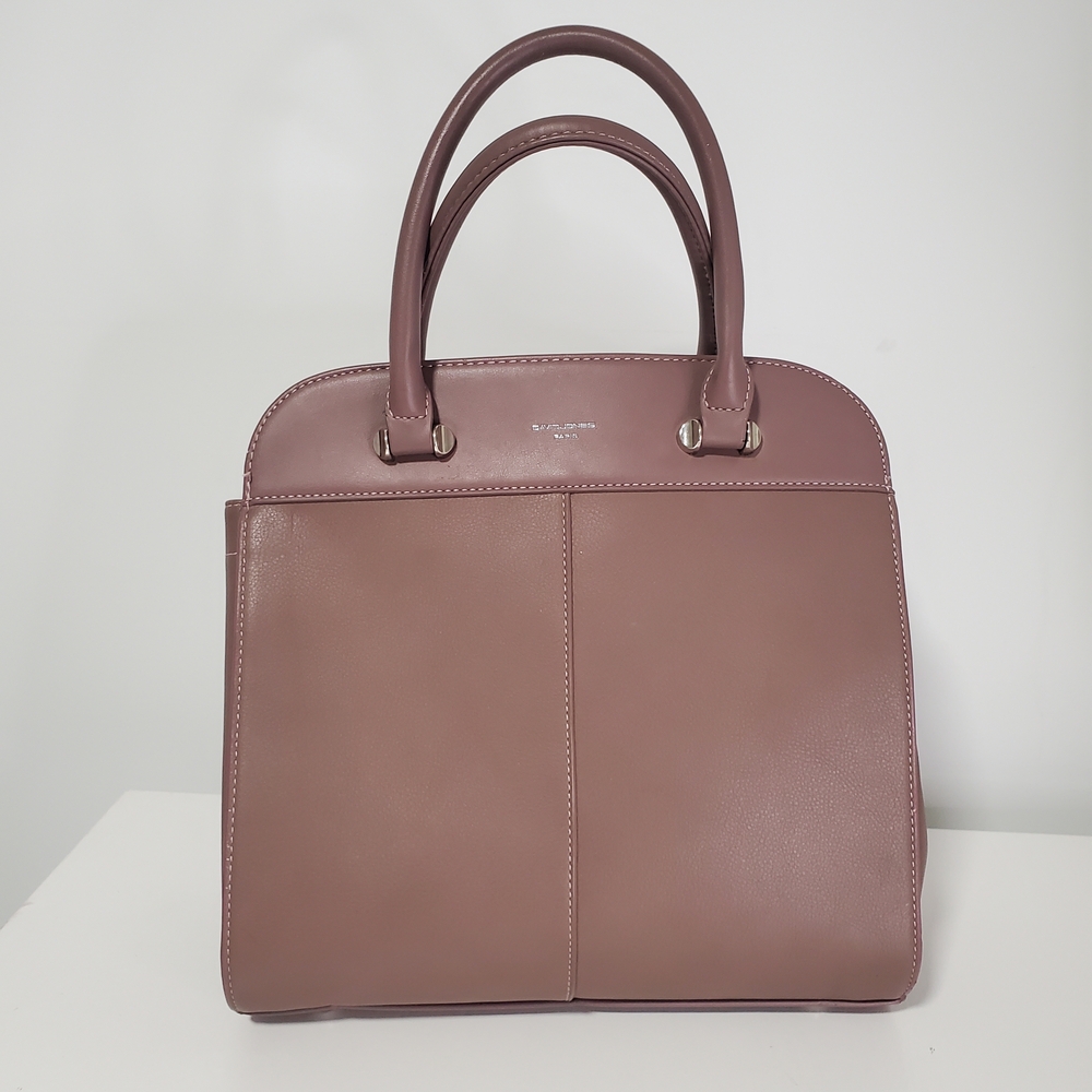 David Jones Mauve Satchel Bag